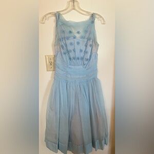 Vintage 1961 Prom Dress Light Blue